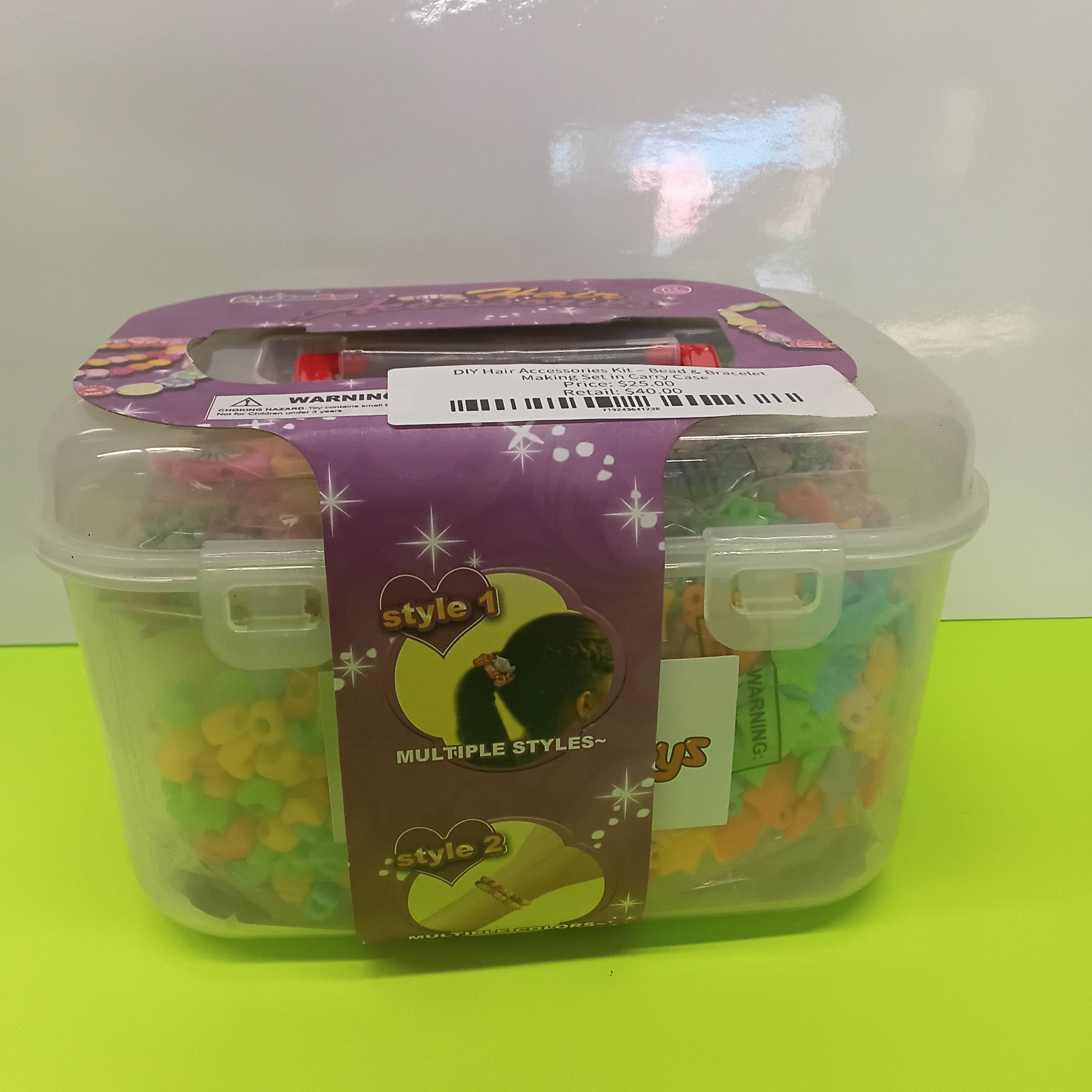 DIY Hair Accessories Kit 

 Bead and Bracelet Making Set in Carry Case product image