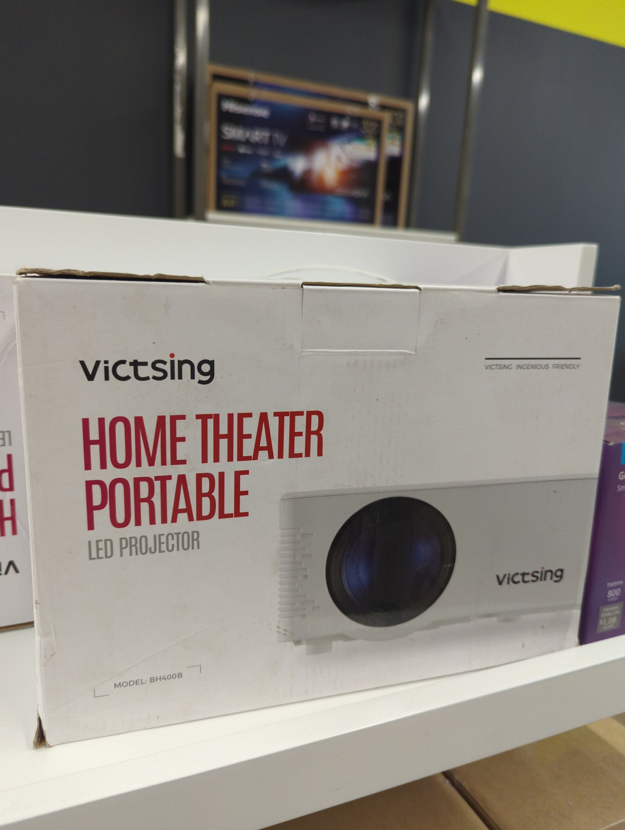 Victsing Home Theater Portable LED Projector 

 Model BH400B product image
