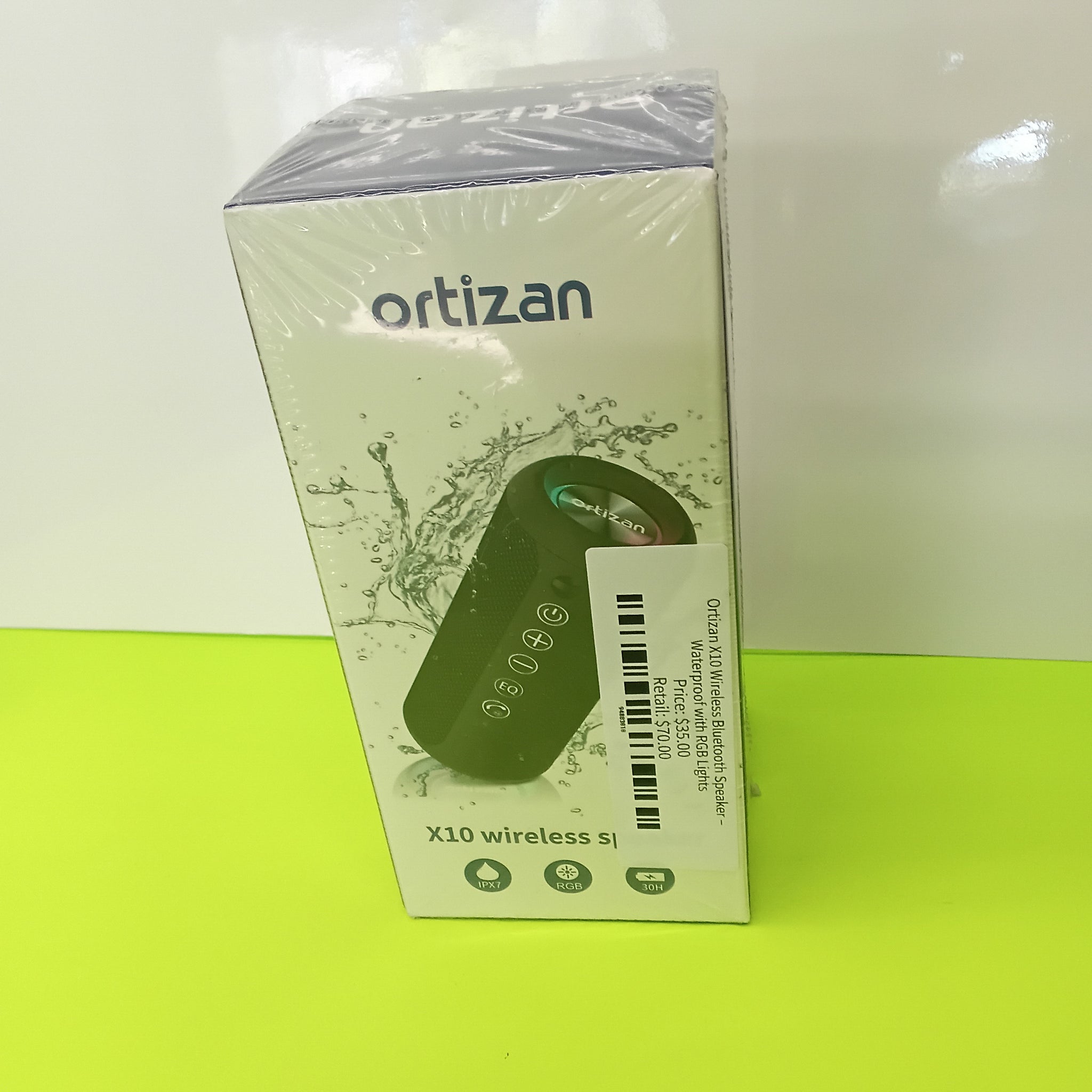 Ortizan X10 Wireless Bluetooth Speaker 

 Waterproof with RGB Lights product image