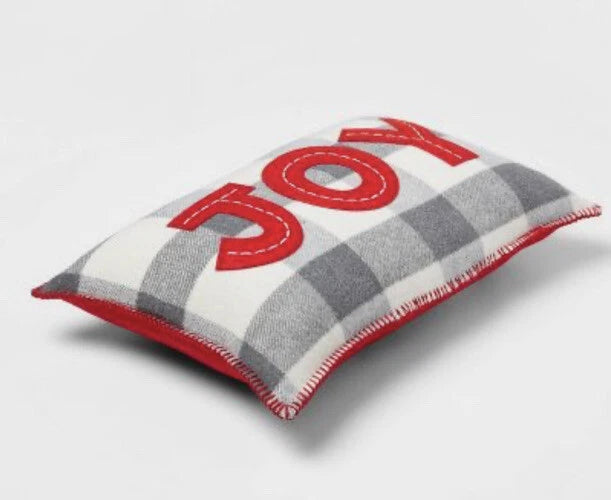 JOY Flannel Plaid Pillows - Set of 2